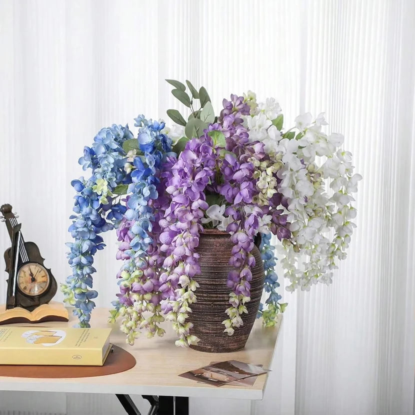 Artificial Silk Orchid Garland – Wedding & Home Wall Decor Artificial Flower Garland Babs
