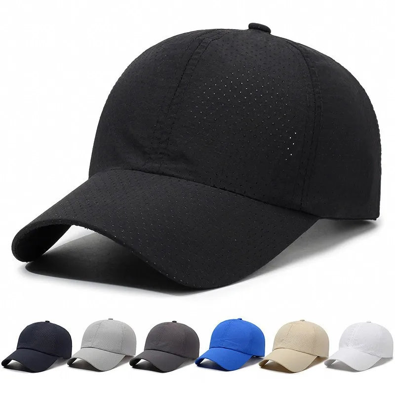 Quick Dry Mesh Baseball Cap – Unisex Summer Sun Visor Hat Mesh Baseball Cap Babs