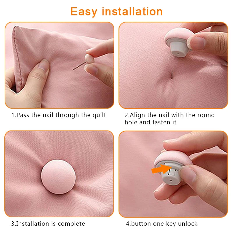 Mushroom Quilt Clips Non-Slip Blanket Fastener Holder 4/8/16pcs Bedding Clip Holder Babs