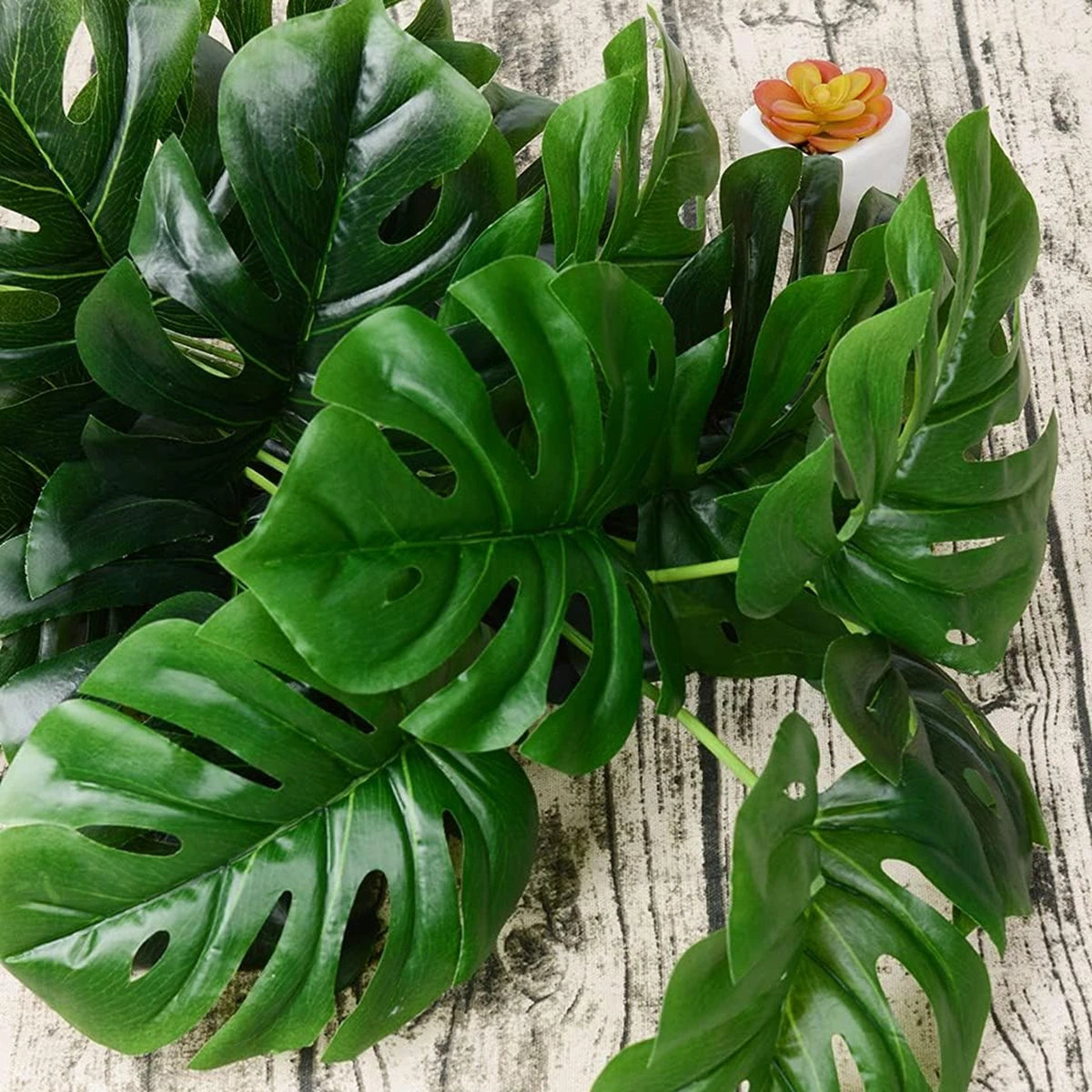 Artificial Large Leaf Tree Branch – Home, Wedding & Office Decor Artificial Leaf Branch Babs