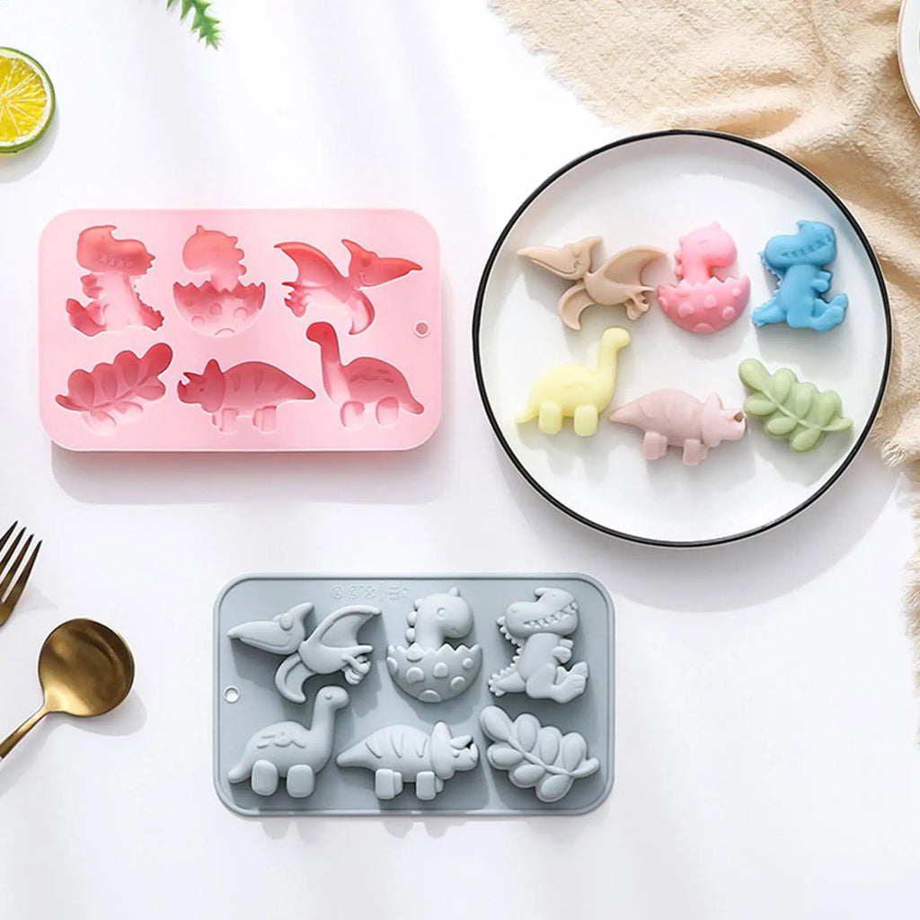 3D Dinosaur Silicone Mold for Cake, Chocolate & Candy Silicone Baking Mold Babs