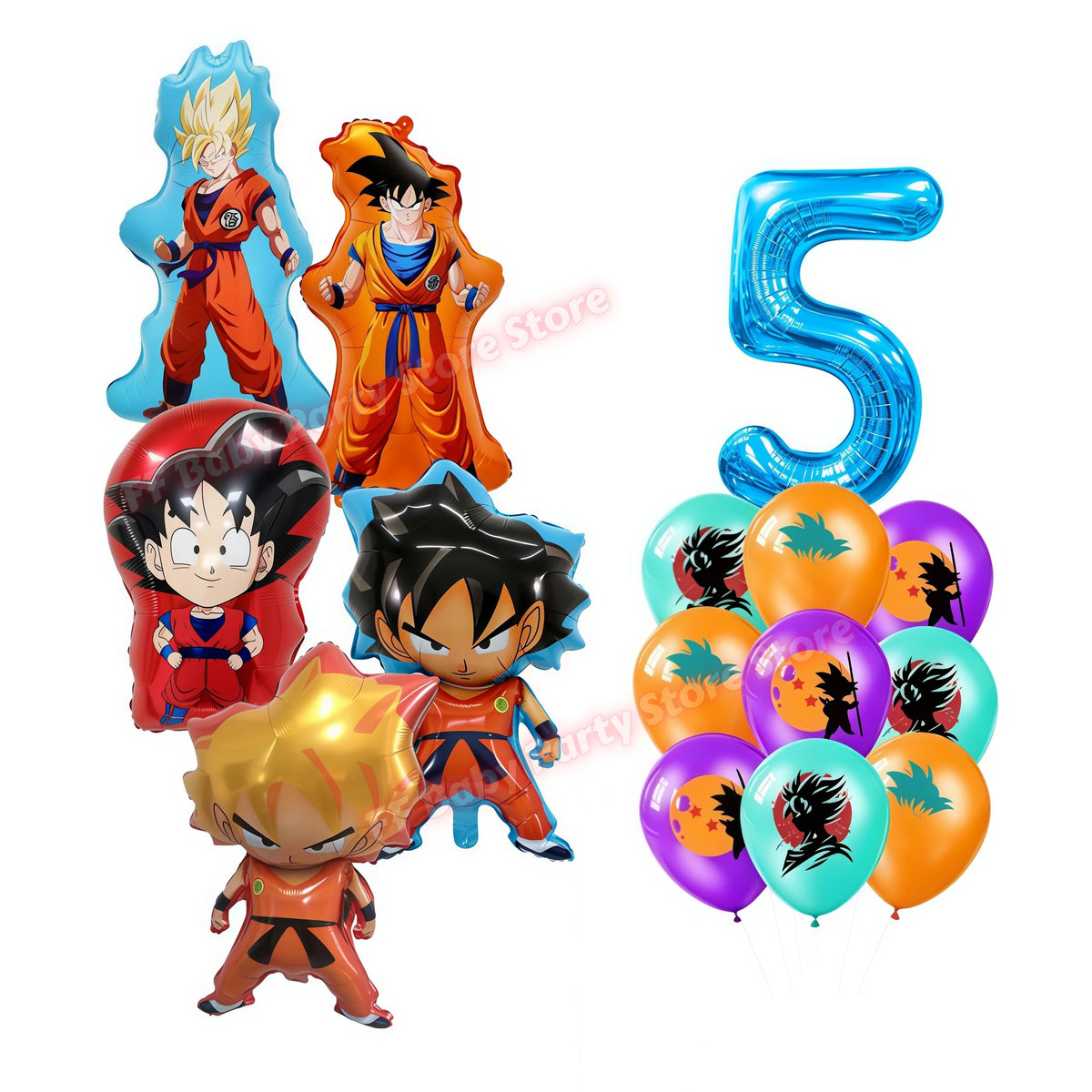 Dragon Ball Z Birthday Party Supplies – Goku Balloons, Cups & Plates