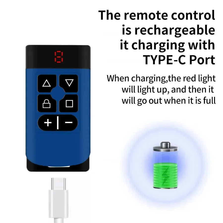 8-in-1 Universal Garage Remote Duplicator | 300–915MHz Remote Duplicator Babs