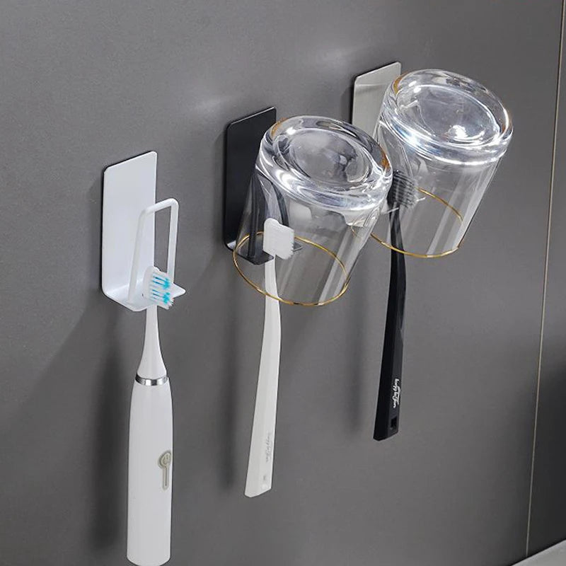 Wall Mounted Stainless Steel Toothbrush & Cup Holder Toothbrush Cup Holder Babs
