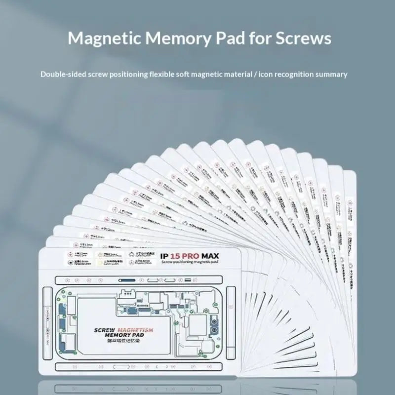 Magnetic Screw Memory Pad for Precise Phone Repair – N2HAO Screw Memory Pad Babs