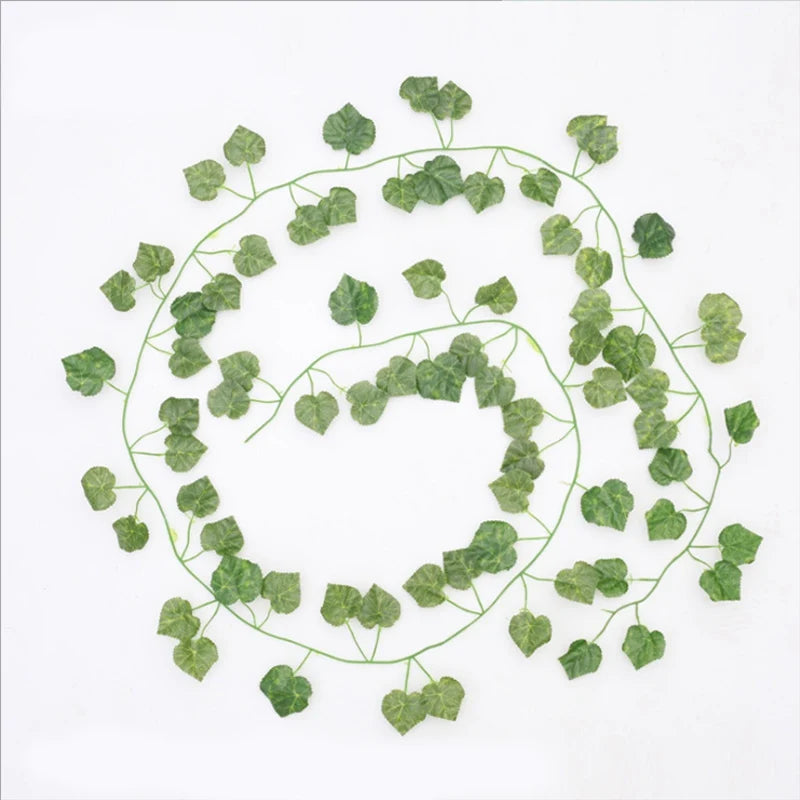 2M Artificial Dill Vine Leaves – Wedding & Home Wall Décor Artificial Vine Decor Babs 4 10pcs