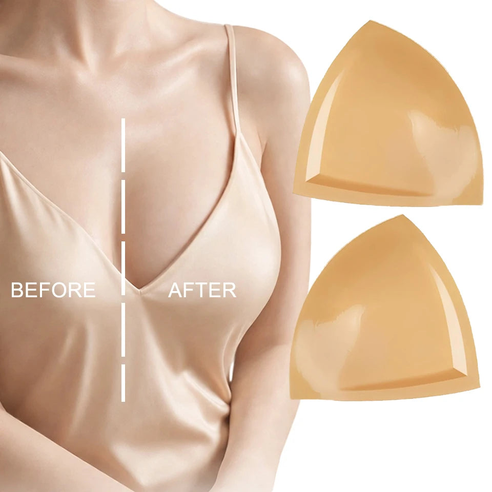 Triangle Push-Up Bra Pads & Sticky Bikini Inserts + Nipple Covers Bra Pads & Inserts Babs