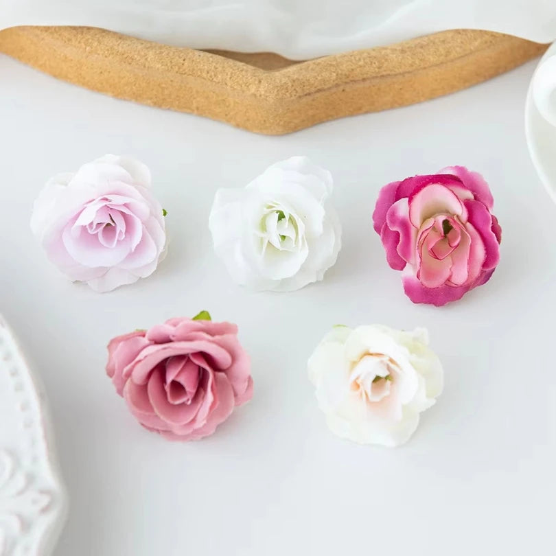 Silk Rose Tea Bud Artificial Flowers – Wedding & Home Décor Artificial Silk Flowers Babs