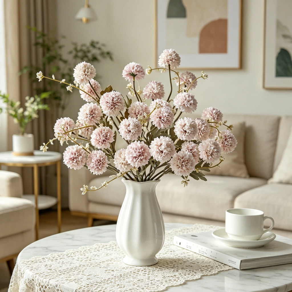 Silk Chrysanthemum Artificial Flowers – Wedding & Home Décor Artificial Silk Flowers Babs
