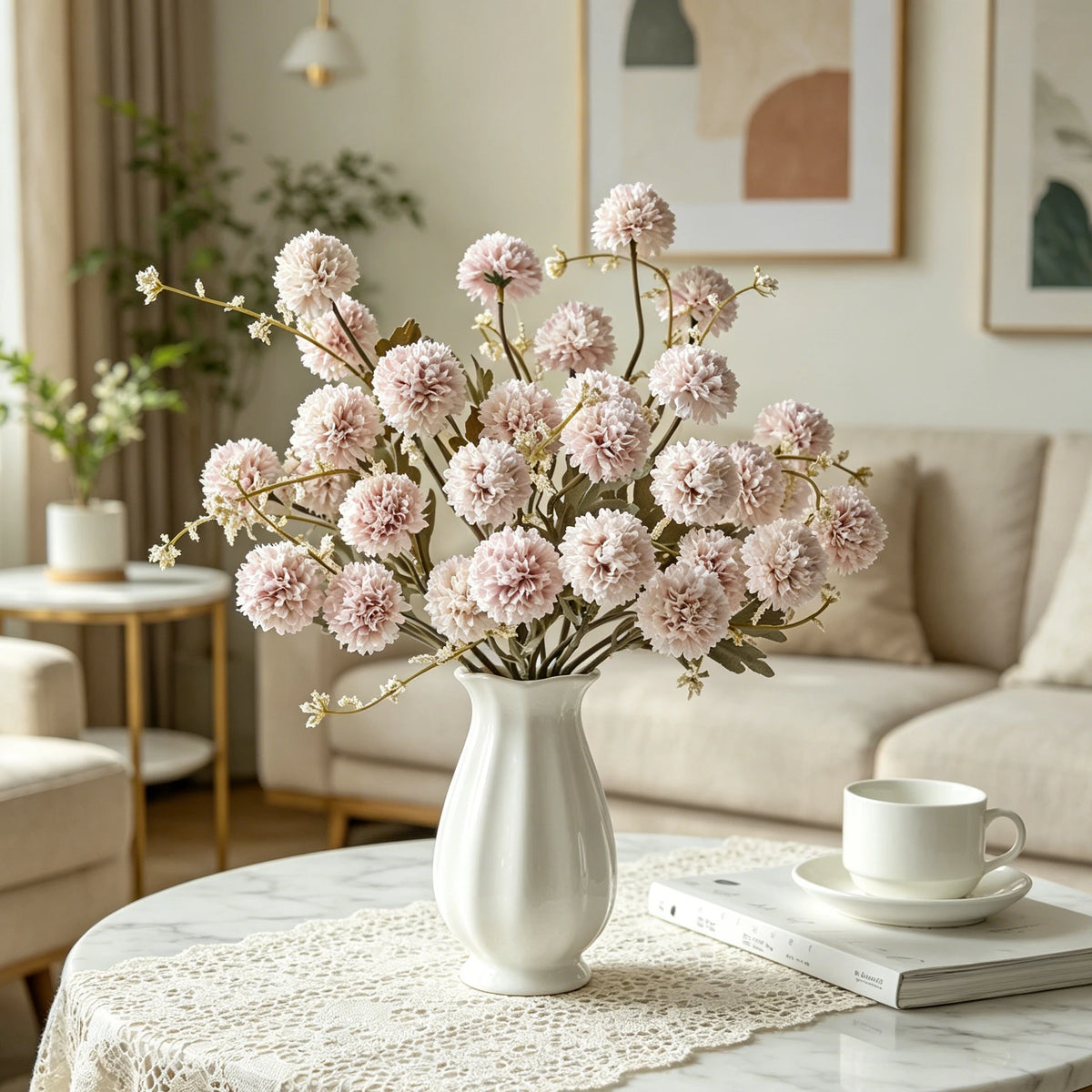 Silk Chrysanthemum Artificial Flowers – Wedding & Home Décor Artificial Silk Flowers Babs