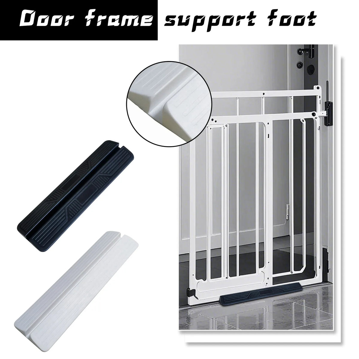 Safety Pet Isolation Door Baffle – No-Drill Plastic Fence Gate Pet Safety Gate Babs