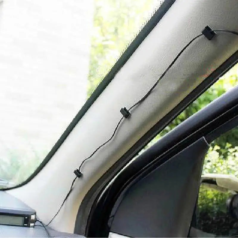 50PCS Plastic Car Cable Tie Clips – Wire & Cord Organizer Car Cable Clips Babs