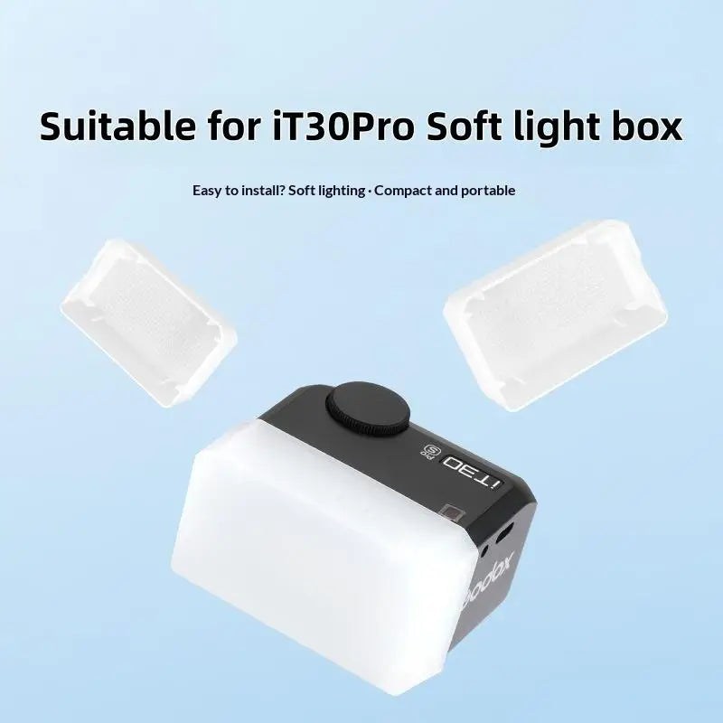 Flash Soft Box for IT30PRO Camera – White Yellow Blue 1/3 Pcs Flash Softbox Diffuser Babs