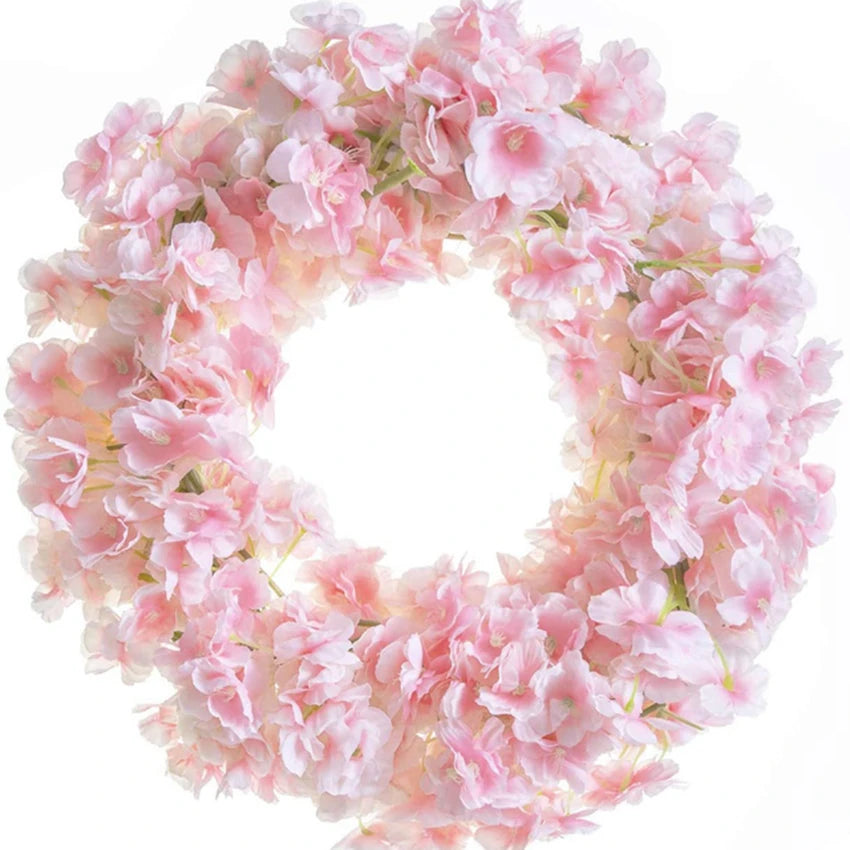 180cm Pink Artificial Sakura Vine for Wedding & Home Décor Artificial Flower Vine Babs