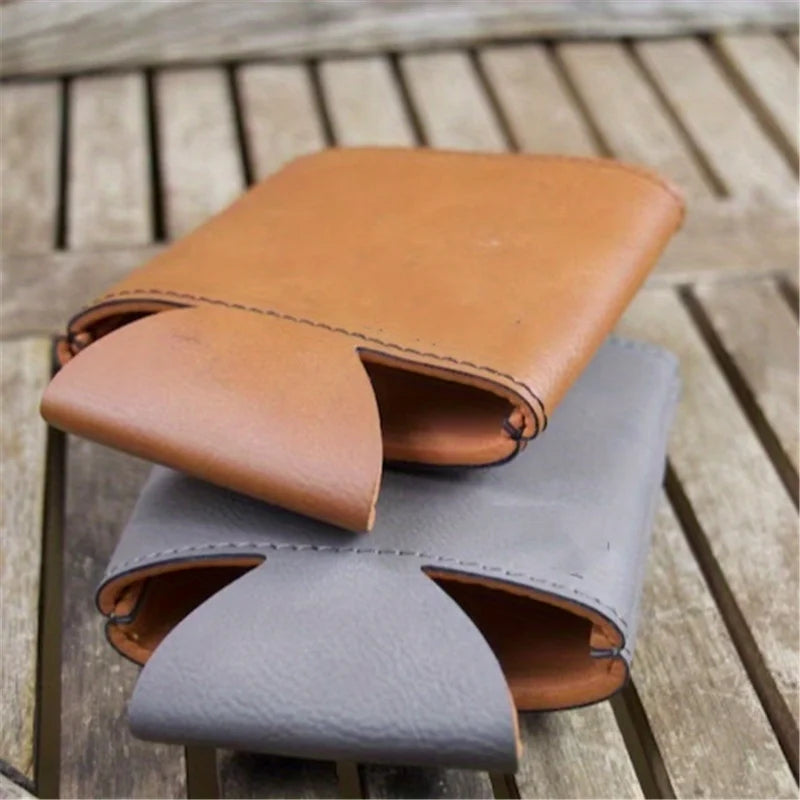 3-Pack Vintage PU Leather Beer Bottle Sleeves | Wedding Gift Leather Bottle Sleeve Babs