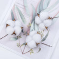 Artificial Cotton Ball Flowers 5/10 Pcs – DIY Decor & Wreaths Artificial Flowers Babs cotton 10 pcs
