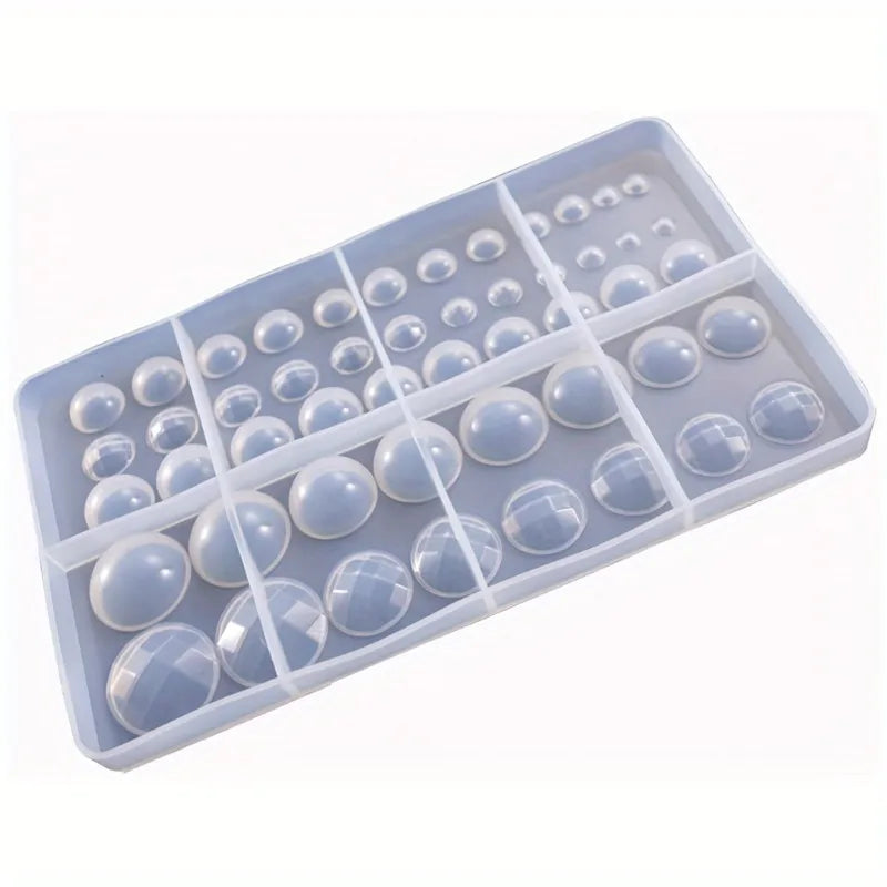 Silicone Resin Casting Mold – Round Earring & Jewelry DIY Resin Casting Mold Babs