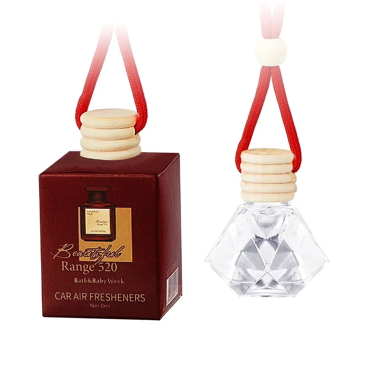 Perfume Bottle Car Air Freshener – Long-Lasting Fragrance Car Air Freshener Babs BEAUTIFUL RANGE 520