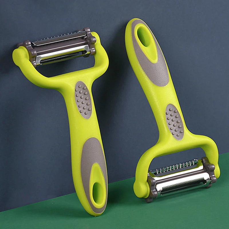 3-in-1 Rotary Vegetable Peeler & Grater – Stainless Steel Vegetable Peeler Grater Babs