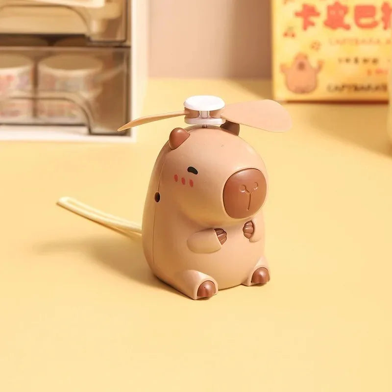 Capybara Mini USB Rechargeable Portable Fan for Kids Portable Handheld Fan Babs