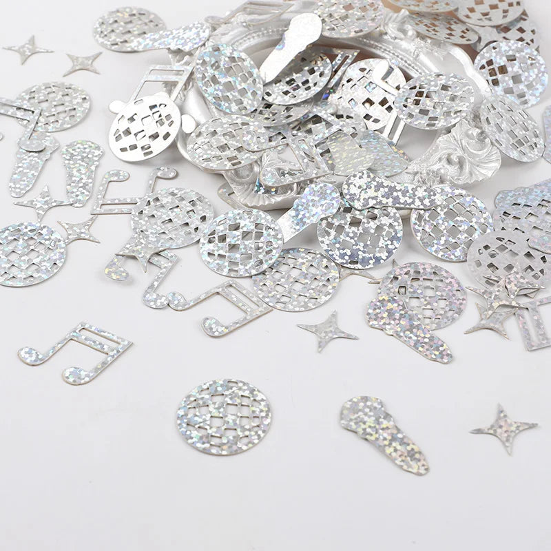 100Pcs Disco Ball Laser Sequin Confetti – Party Table Scatter Party Confetti Decor Babs