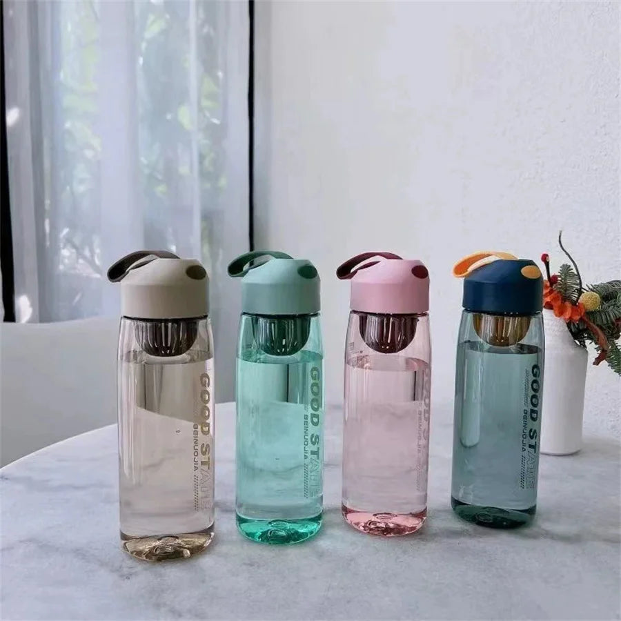 Large Capacity Sports Water Bottle with Filter & Carry Rope Sports Water Bottle Babs