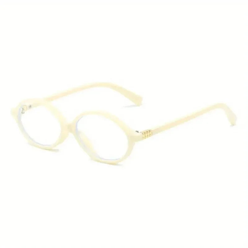 Y2K Oval Anti-Blue Light Glasses – Leopard Women's Frames Blue Light Glasses Babs
