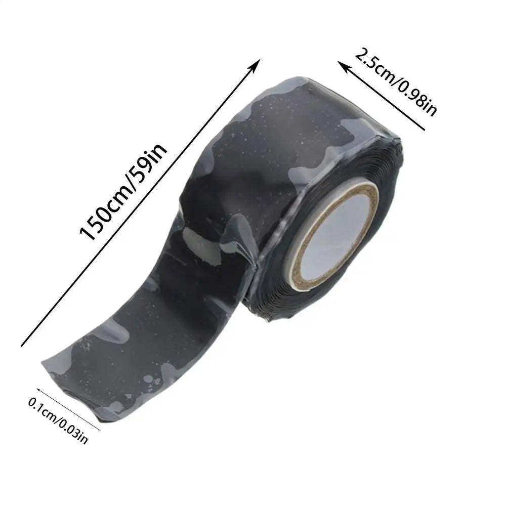Silicone Self-Fusing Waterproof Repair Tape – Pipe, Wire, Hose Silicone Repair Tape Babs 1pcs
