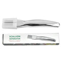 Stainless Steel Green Onion Shredder Knife – Curved Handle Vegetable Shredder Knife Babs 1PC-box