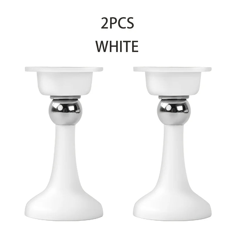 No-Drill Magnetic Door Stopper – Silent Anti-Collision Floor Catch Magnetic Door Stopper Babs 2pcs