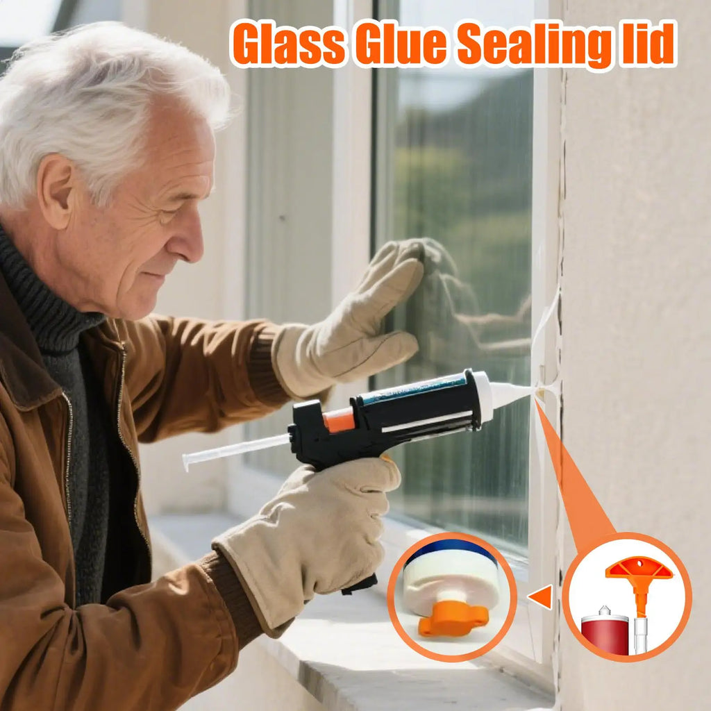 Caulk Saver Cap & Nozzle Cleaner for Caulking Guns | DIY Tool Caulk Tool Accessory Babs