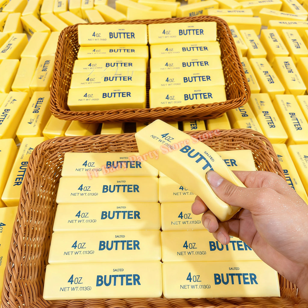 Butter Stick Squishy Cheese Fidget Toy – Slow Rise Squeeze Squishy Fidget Toy Babs