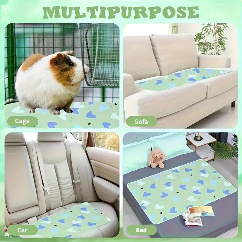Reusable Washable Pet Cage Mat – Rabbits, Hamsters & Reptiles Pet Cage Mat Babs