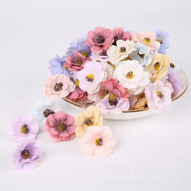 Artificial Silk Daisy Flowers 25/50pcs – Wedding & DIY Decor Artificial Silk Flowers Babs