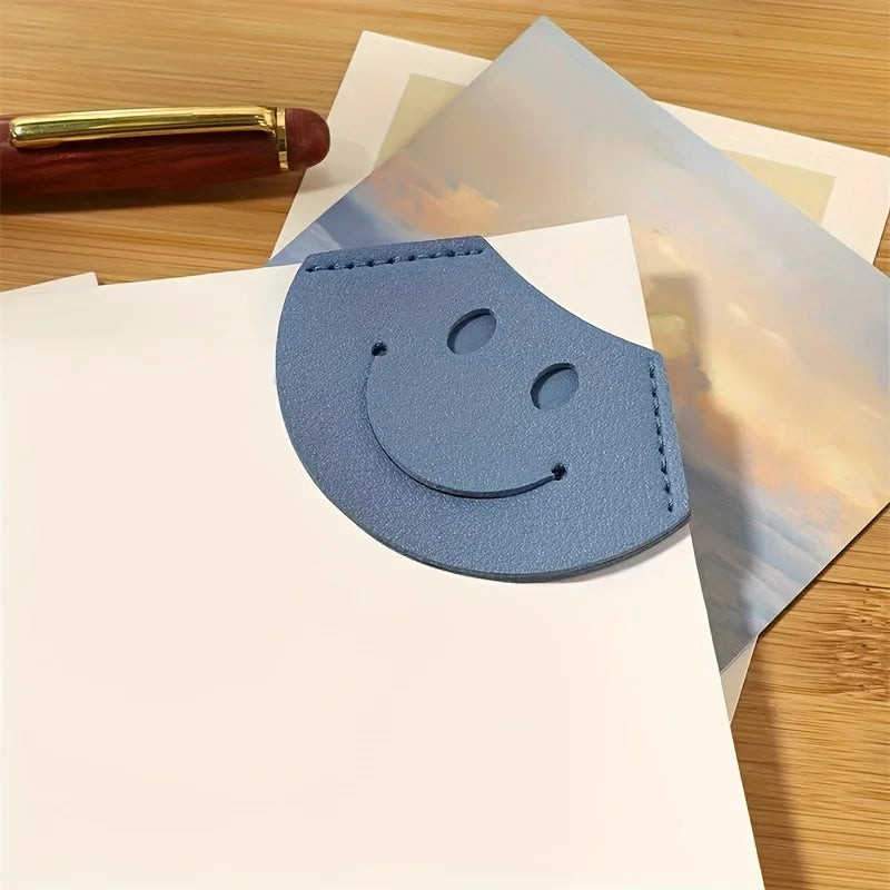 2pcs PU Leather Corner Bookmarks – Cute Handmade Book Accessories Leather Bookmarks Babs