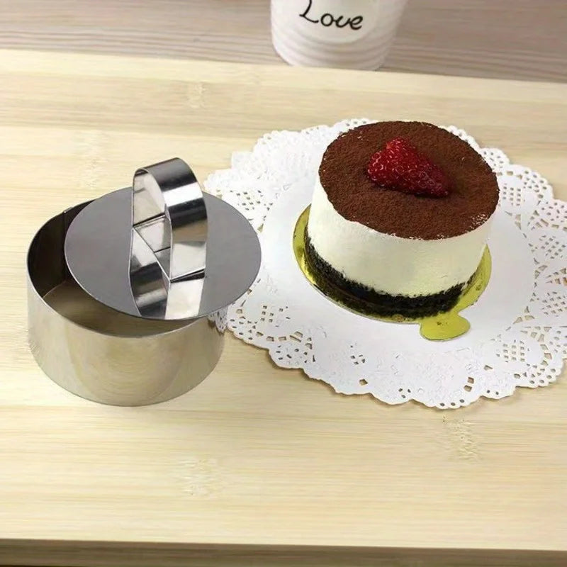Round Cake Ring Mold for Cupcakes, Salads & Desserts Cake Ring Mold Babs