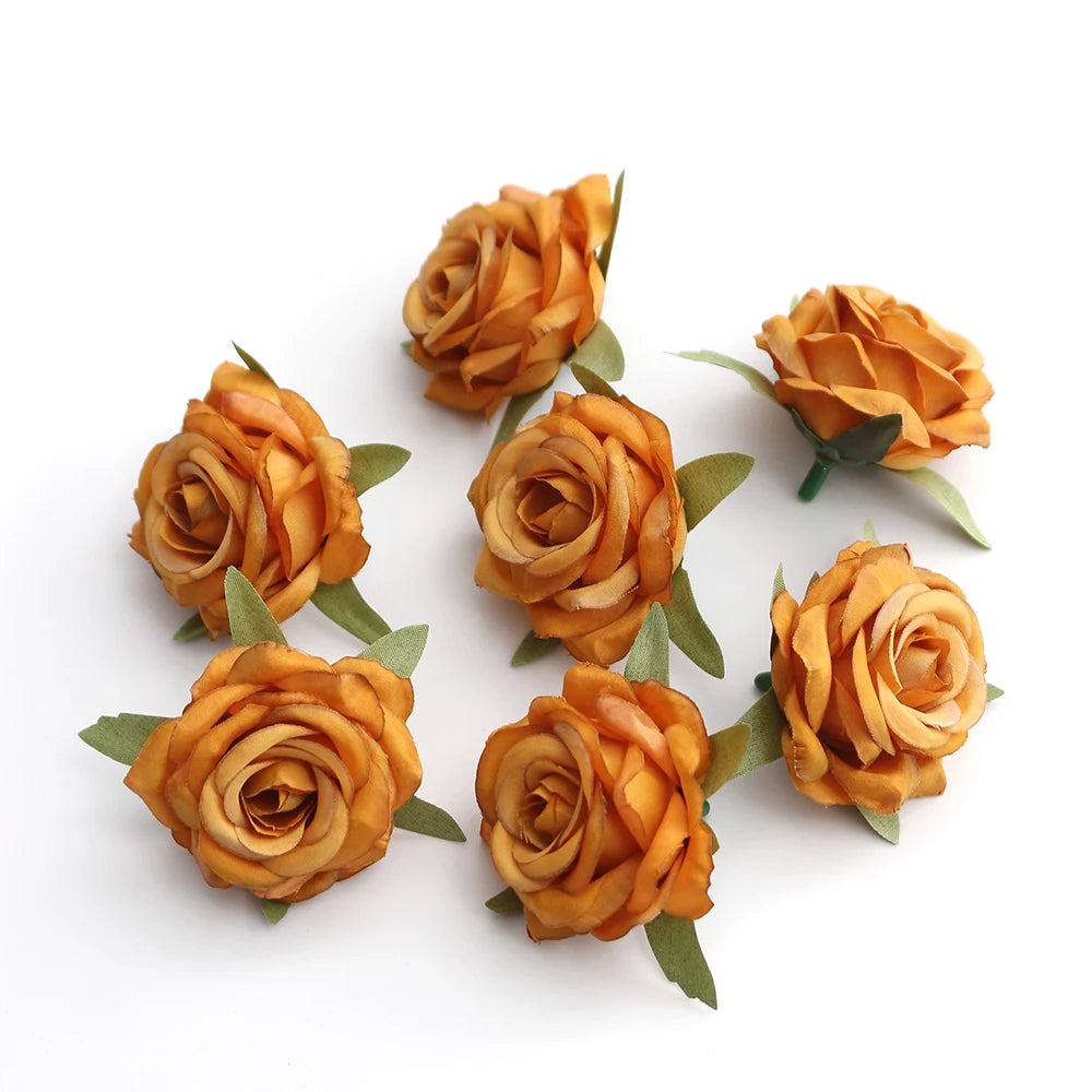 Silk Dandelion & Hyacinth Bouquet | Wedding & Party Flower Decor Artificial Flower Bouquet Babs Brown 10Pcs China Mainland