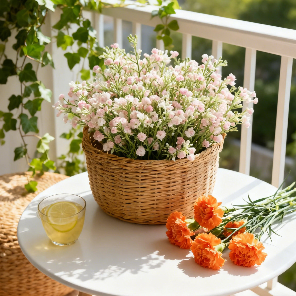 Artificial Gypsophila Bouquet – Wedding & Home Floral Decor Artificial Flower Bouquet Babs