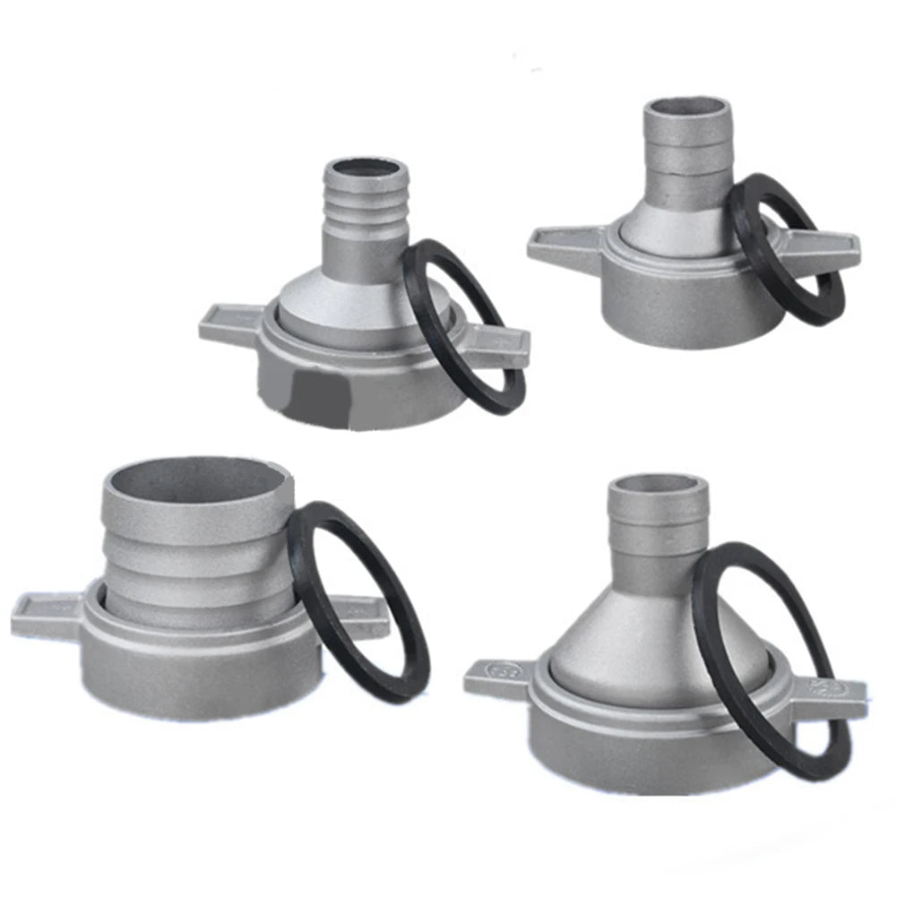 Aluminum Water Pump Pipe Connector with Rubber Gasket 1–3" Pipe Connector Fitting Babs