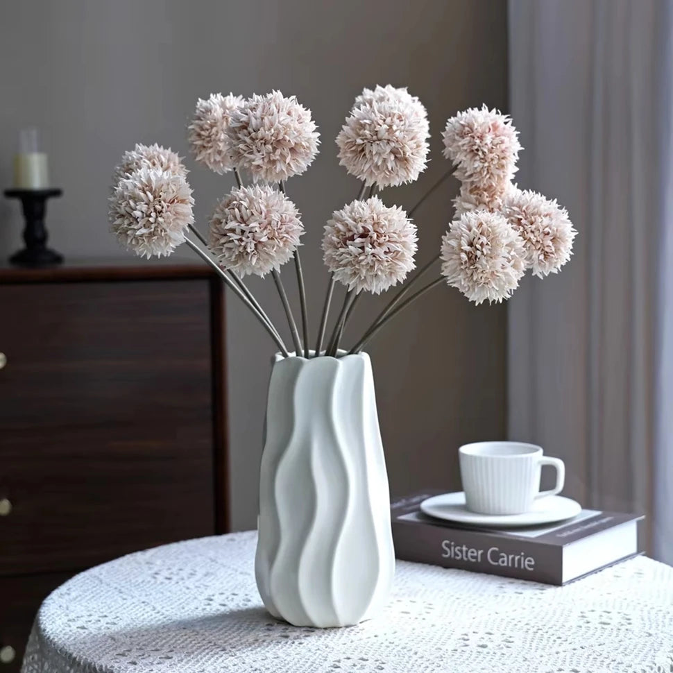 Silk Chrysanthemum Artificial Flowers – Wedding & Home Décor Artificial Flower Bouquet Babs