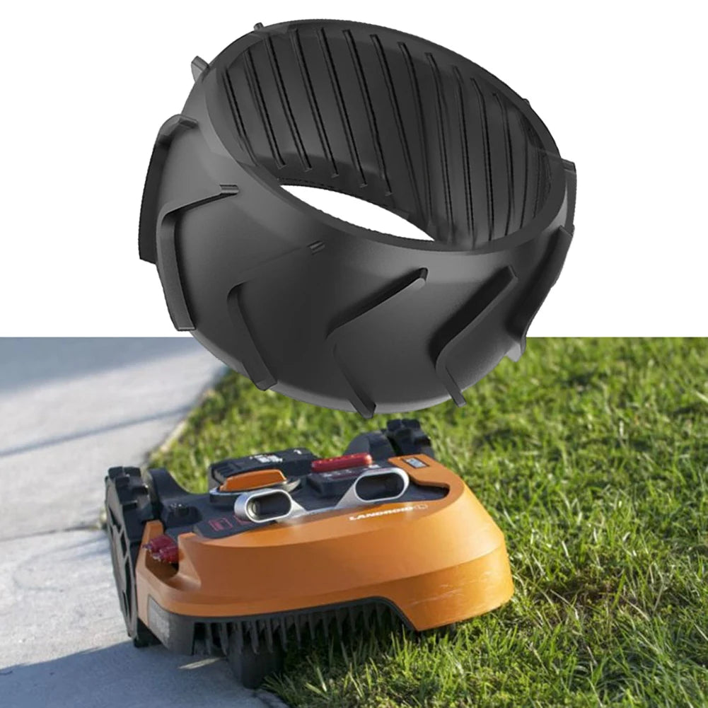 Rubber Wheel Protection for Worx Robotic Lawnmower Front Wheel Lawnmower Wheel Guard Babs