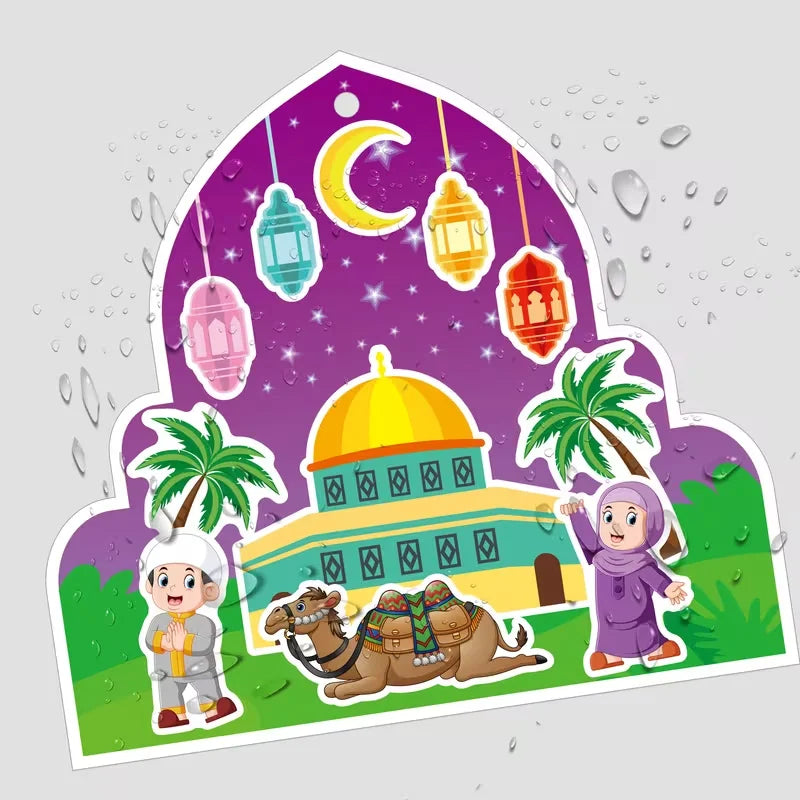 Ramadan DIY Stickers Eid Mubarak Gift Labels & Party Decor Set Celebration Sticker Set Babs