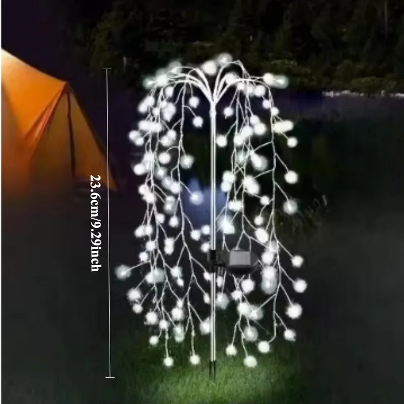 Solar Firecracker Fireworks Garden Lights – Waterproof Outdoor Solar Garden Lights Babs White 200LED