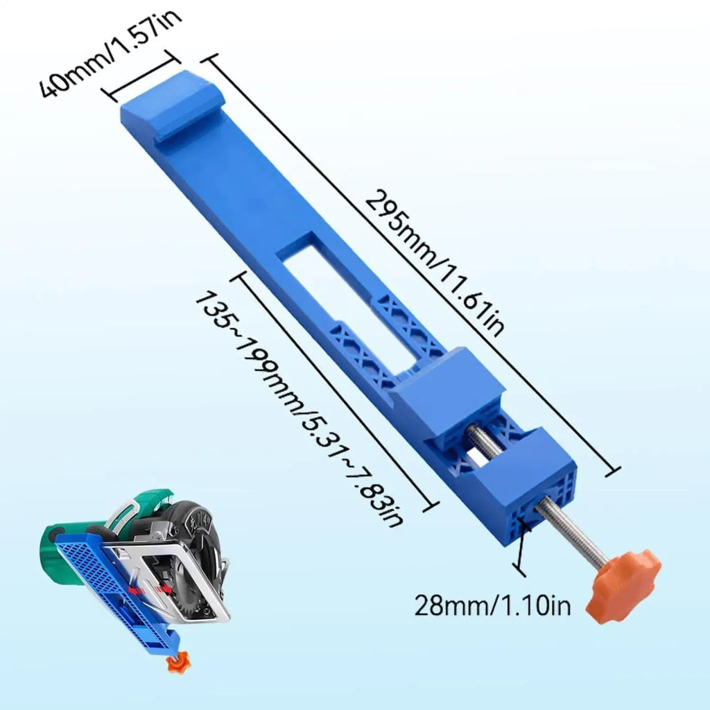 Adjustable Circular Saw Guide Rail & Milling Positioning Clamp Saw Guide Rail Babs