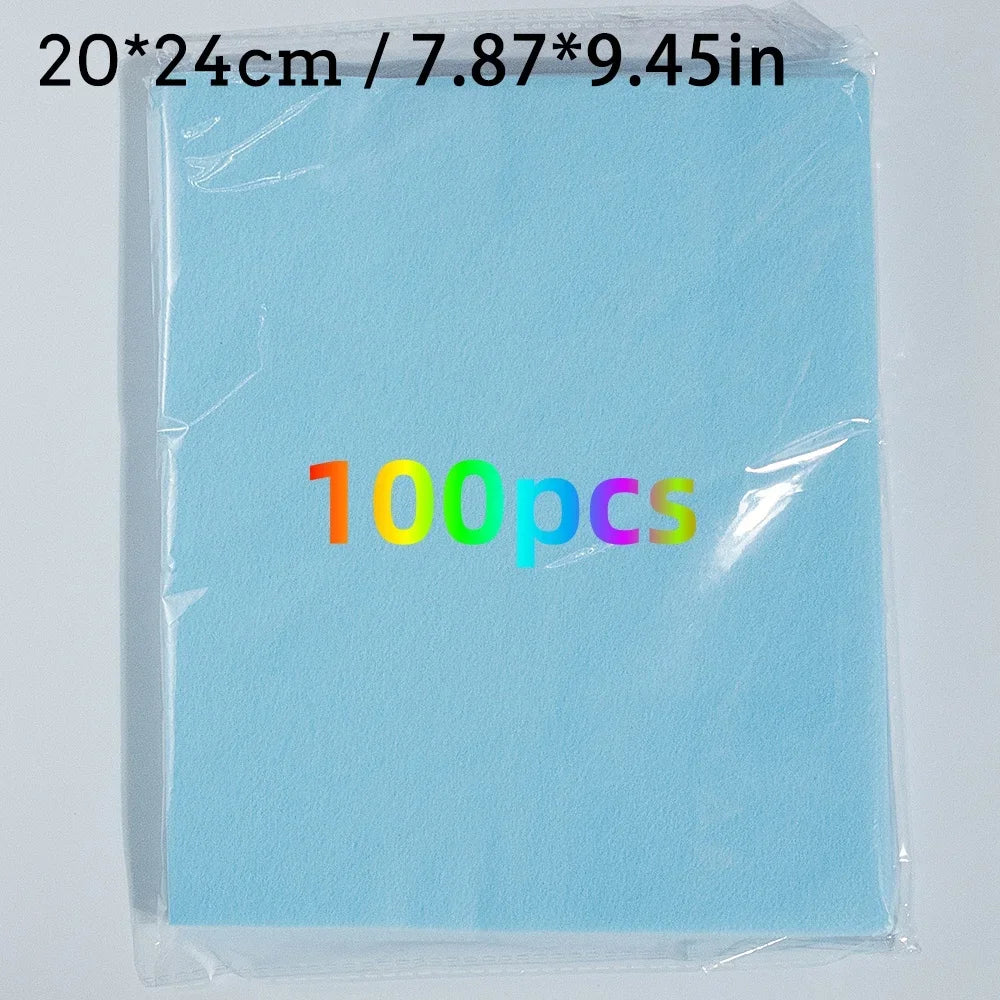 Nail Art Dust Collector with Filter Papers for Manicure Machines Nail Dust Collector Babs Blue-1Bag