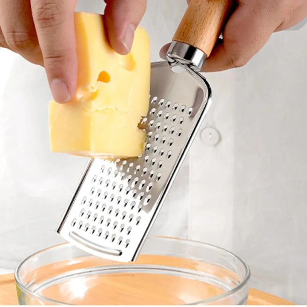 Stainless Steel Lemon Zester & Cheese Grater – Multi-Purpose Kitchen Grater Zester Babs