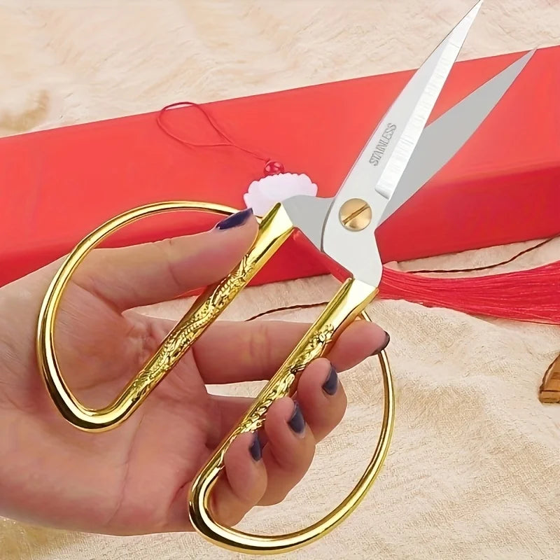 Retro Stainless Steel Sewing Scissors – Embroidery & Fabric Sewing Scissors Babs