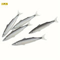 2-Pack Fish-Shaped Ballpoint Pens | Fun Marine Stationery Gift Novelty Ballpoint Pen Babs 2PCS Multi-Colored