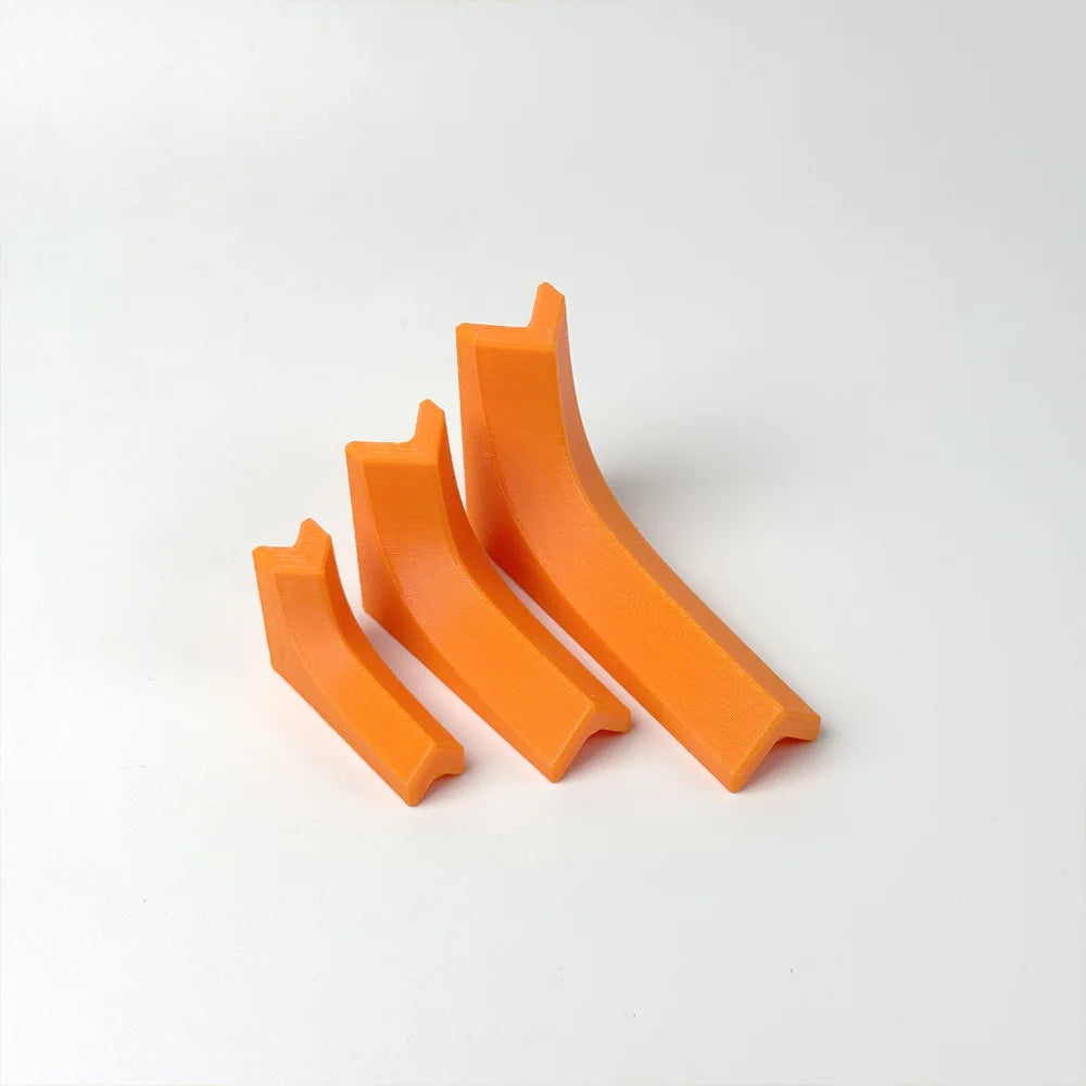 3-Piece V-Slot Drill Guide Rail – Vertical & Square Positioning Drill Guide Rail Babs Orange-3Pcs