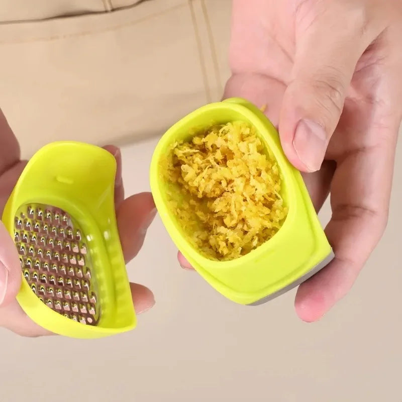Stainless Steel Garlic Press Grater – Ginger, Cheese & Veggies Kitchen Grater Tool Babs